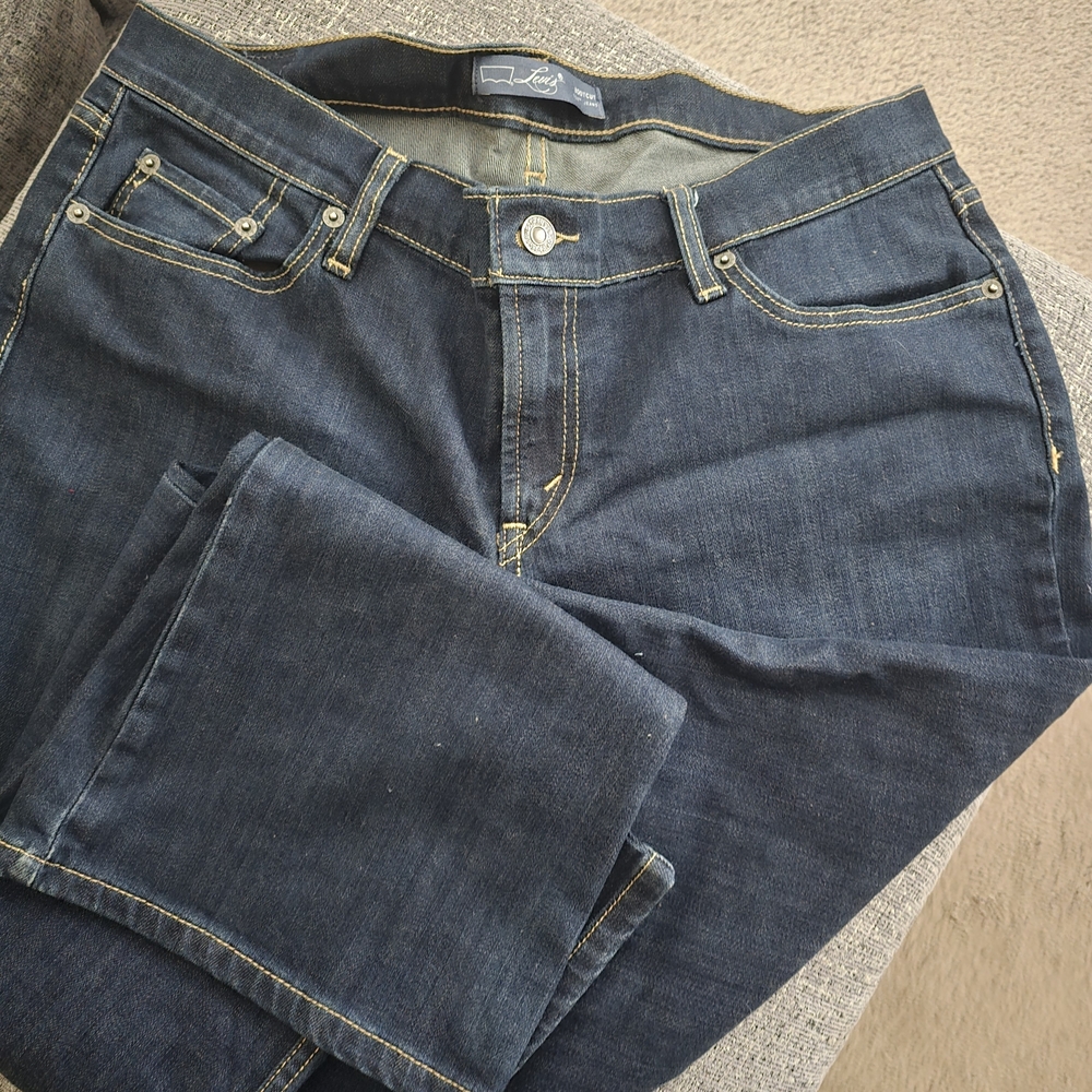 Levi's Deep Blue Straight Leg Jeans